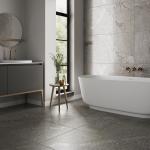 Planet Grey Glazed Polished Porcelain Tile - 1198x598mm