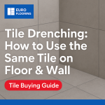 Tile Drenching: How to Use the Same Tile Floor & Wall for a Seamless Look