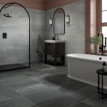 Derwent Light Grey Glazed Porcelain Tile - 300x600mm
