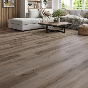 EURO Smoked White Oak SPC LVT – 6.5mm Rigid Core Straight Plank
