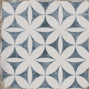Garcia Geo Blue Matt Porcelain Wall & Floor Tile - 200x200mm