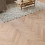Euro Medium Oak Herringbone Rigid Core LVT – 128x615x5mm