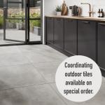 Loft Ash Glazed Porcelain Wall & Floor Tile - 800x800mm