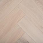 EURO White-Washed Oak Herringbone SPC LVT – 8mm Rigid Core, Valinge 5Gi