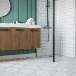 Metro White Ceramic Wall Tile - 100x200mm