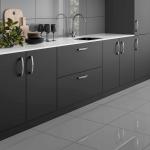Space Grey Glazed Porcelain Wall & Floor Tile - 300x600mm