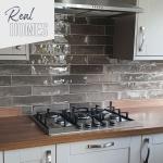 Hope Ash Gloss Ceramic Wall Tile - 75x300mm