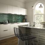 Hope Green Gloss Ceramic Wall Tile - 75x300mm