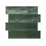 Hope Green Gloss Ceramic Wall Tile - 75x300mm