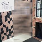 Rhomboid Steel Ceramic Wall Tile - 152x263mm