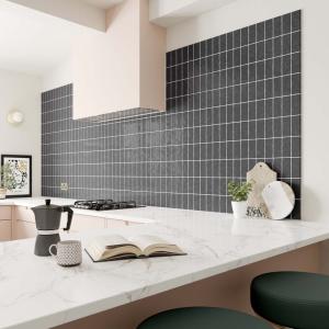 Clay Smoke Ceramic Glazed Wall Tile - 65x130mm