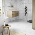 Kendal Glazed Polished Porcelain Rectangular Tile - 595x595mm