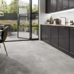 Loft Ash Glazed Porcelain Wall & Floor Tile - 800x800mm