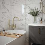 Waldorf Gloss Ceramic Wall Tile - 300x600mm