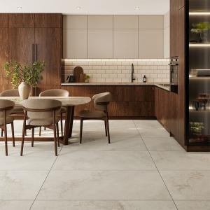 Columbia White Matt Porcelain Wall & Floor Tile - 600x1200mm