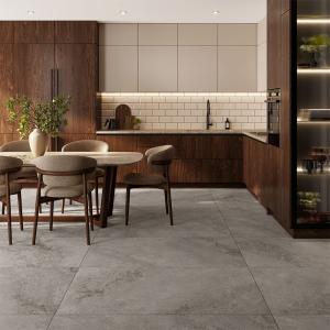 Columbia Grey Matt Porcelain Wall & Floor Tile - 600x1200mm