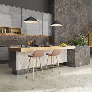 Caprice Black Matt Porcelain Wall & Floor Tile - 600x1200mm