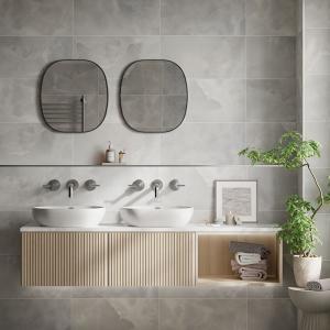 Vander Grey Matt Ceramic Wall Tile - 300x600mm