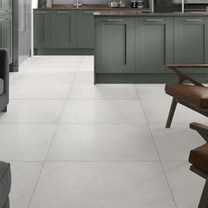 Albacete White Lappatto Glazed Porcelain Tile - 800x800mm