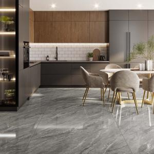 Eros Grey Glazed Porcelain Wall & Floor Tile - 1000x1000mm