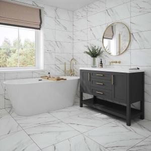 Waldorf Matt Porcelain Wall & Floor Tile - 600x600mm