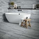 Laurent Grey Matt Porcelain Wall & Floor Tile - 600x600mm