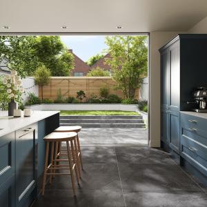 Atlanta Black Glazed Porcelain Tile - 1000x1000x10mm