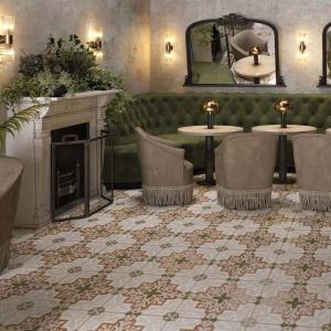 Zayda Terracotta Matt Vitrified Ceramic Tile - 450x450mm