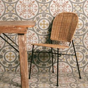 Zayda Yellow Multi Matt Vitrified Ceramic Tile - 450x450mm