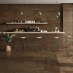 Iron Copper Lappato Glazed Porcelain Wall & Floor Tile - 600x1200mm
