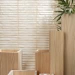 Maya Linear Peral Ceramic Wall Tile - 350x350x9.2mm