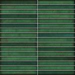 Maya Linear Emerald Ceramic Wall Tile - 350x350x9.2mm