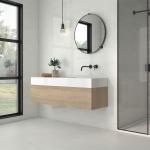 Norwick White Matt Porcelain Wall & Floor Tile - 595x595mm