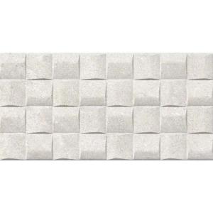 Polesden Art Cream Matt Ceramic Wall Tile - 250x500mm