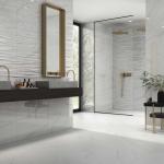 Kingston Concept White Brillo Gloss Ceramic Wall Tile - 300x600mm