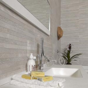 Nature Bone Decor Matt Ceramic Wall Tile - 240x690mm