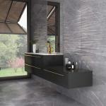 Kingston Graphite Matt Porcelain Wall & Floor Tile - 600x600mm