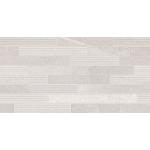Norwick White Decor Ceramic Wall Tile - 295x595mm