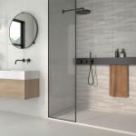 Norwick White Decor Ceramic Wall Tile - 295x595mm