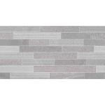 Norwick Grey Decor Ceramic Wall Tile - 295x595mm
