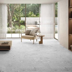 Amaya Terrazzo Grey Matt Porcelain Wall & Floor Tile - 900x900mm
