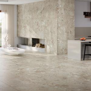 Amaya Terrazzo Natural Matt Porcelain Wall & Floor Tile - 900x900mm