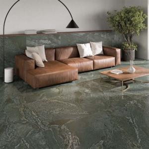 Planet Green Glazed Polished Porcelain Tile - 1198x598mm