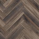 EURO Dark Oak Herringbone SPC LVT – 6.5mm Rigid Core