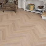 EURO Light Oak Herringbone SPC LVT – 6.5mm Rigid Core
