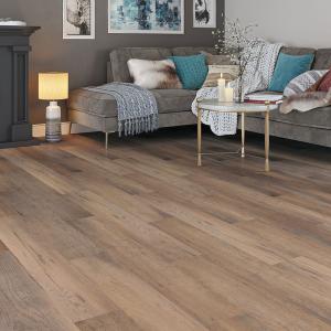 EURO Medium Brown Oak SPC LVT – 6.5mm Rigid Core Straight Plank
