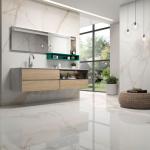 Tholos Gold Glazed Polished Porcelain Tile - 600x1200mm