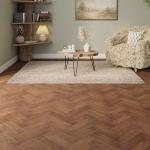 Euro Stagsden Select Oak Brushed UV Lacquered Herringbone Engineered Wood Flooring