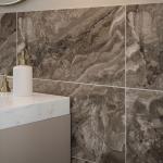 Kore Slate Grey Glazed Porcelain Wall & Floor Tile - 300x600mm