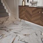 Hestia Viola Marble Glazed Porcelain Wall & Floor Tile - 600x600mm